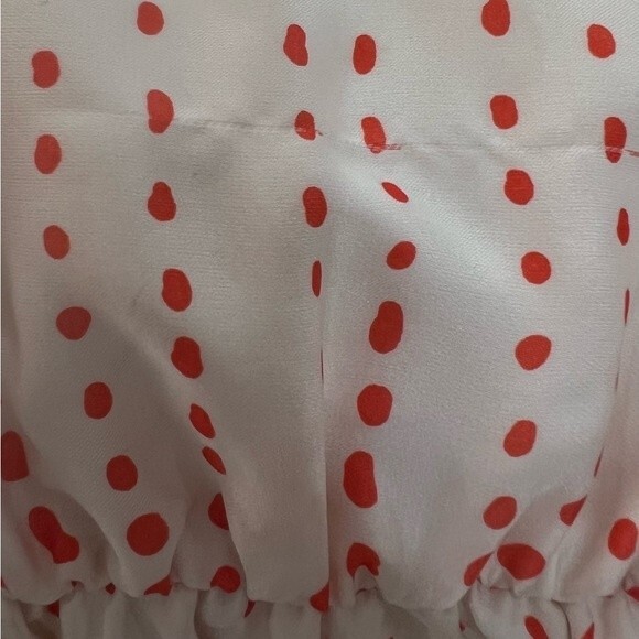 Collective Concepts orange and white spaghetti strap belted dress size small - Picture 4 of 7